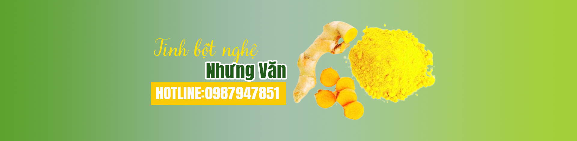 Tinh bột nghệ Nhưng Văn